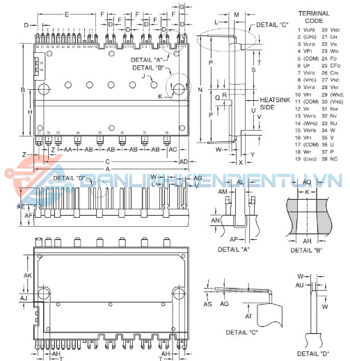 Kích thước PS21565-CP