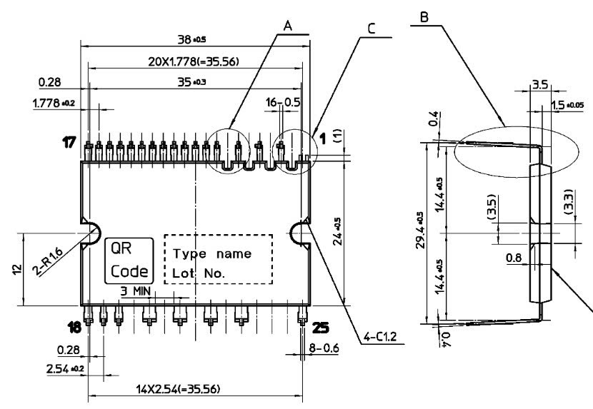 Kích thước PSS30S92F6-AG