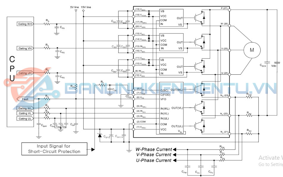 Sơ đồ mạch ứng dụng điển hình