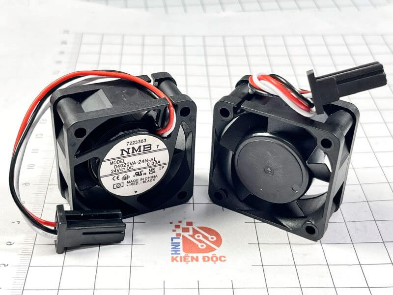 Quạt tản nhiệt NMB 04020VA-24N-AL 0.09A 24V 40x40x20mm 3 dây
