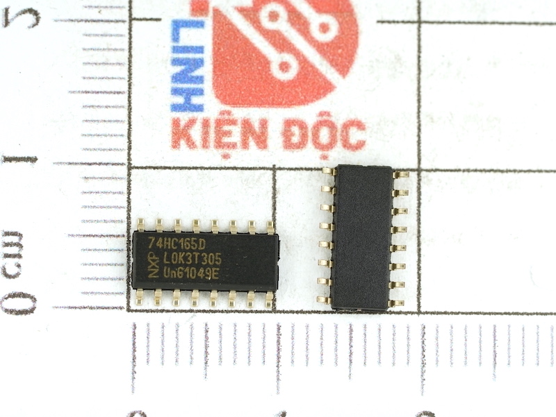 74HC165, 74HC165D IC thanh ghi dịch hãng NXP Semiconductors SOP-16 3.9mm