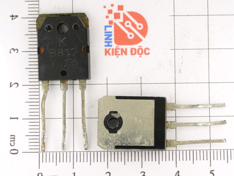 B817 2SB817 PNP Transistor 12A 160V TO-3P chính hãng ( tháo máy )