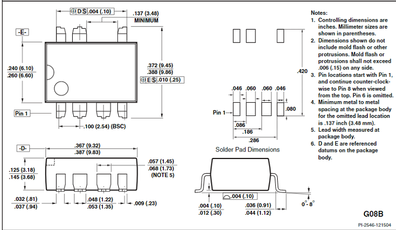 Kích thước LNK364GN