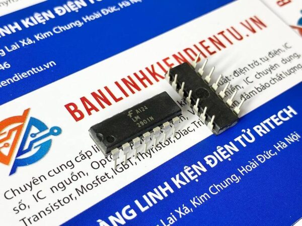 LM2901, LM2901N IC so sánh điện áp DIP-14 hãng Fairchild
