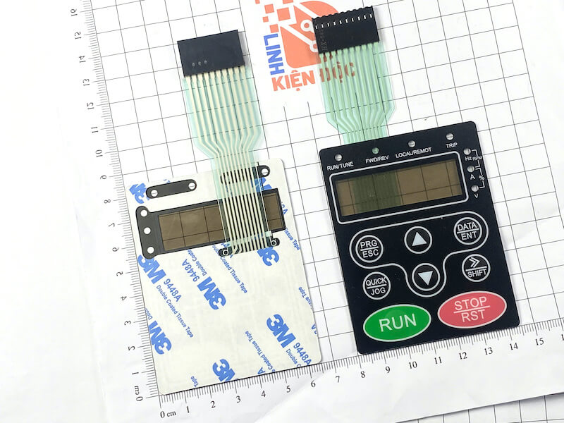 Miếng dán bàn phím biến tần INVT CHF100 cáp ngắn
