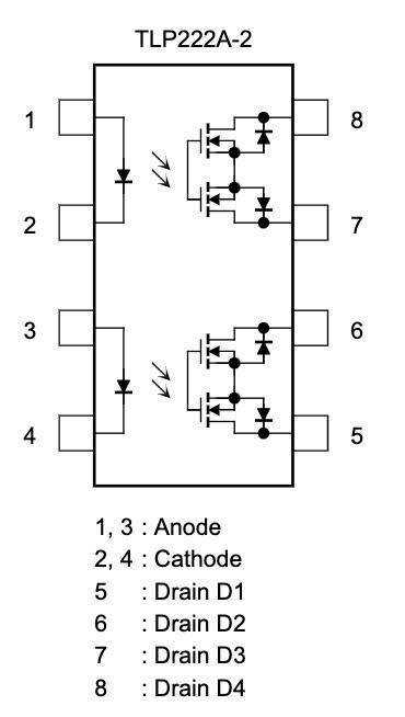 Sơ đồ cấu tạo TLP222A-2