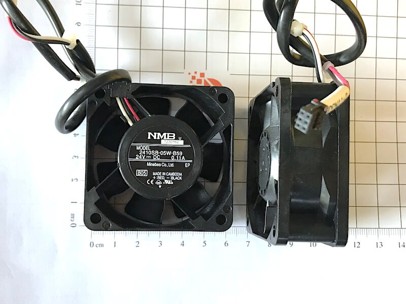 Quạt tản nhiệt NMB 2410SB-05W-B59 0.11A 24V 60x60x25mm 3 dây