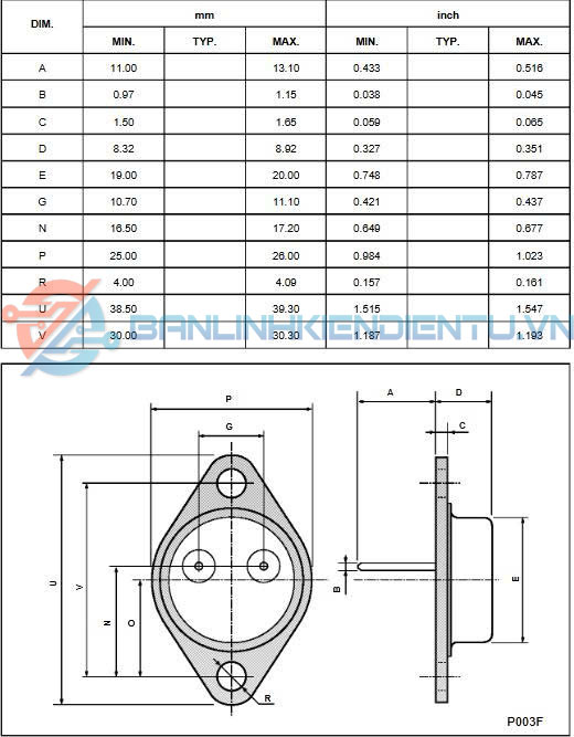 Kích thước LM338K