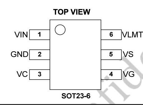 Sơ đồ chân JW1221A
