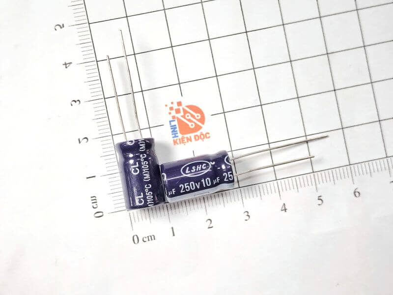 Tụ hóa 10uF 250V 10x16mm