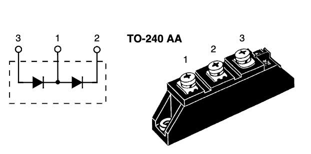 sơ đồ mạch MDD95-16N1B
