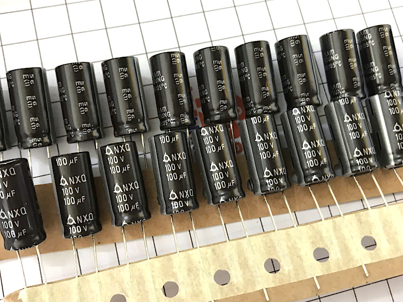 Tụ hóa 100uF 100V NXQ Samyoung 10x20mm