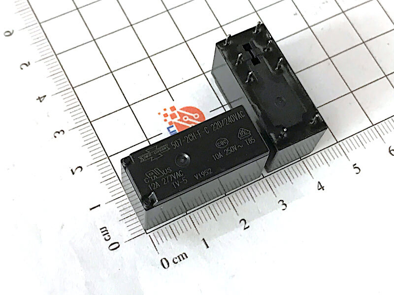 507-2CH-F-C Relay SONGCHUAN 220/240VAC Power Relay 12A 277VAC 8 chân mới