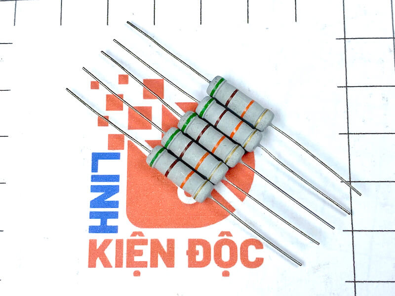 51K 2W 4 vạch màu