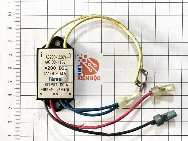 A200-D90 (A100-D45) PHANH SERVO 110V 1A tháo máy