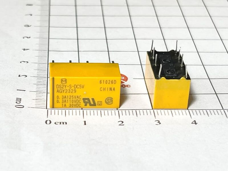 DS2Y-S-DC5V Relay 5VDC 2A 125VAC/110VDC 8 chân