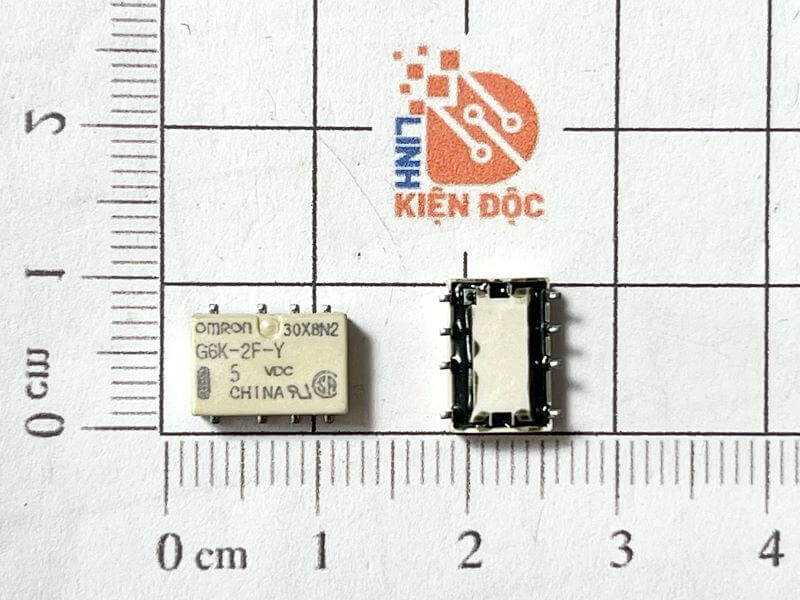 G6K-2F-Y 5VDC Relay Omron 5V 1A 8 chân