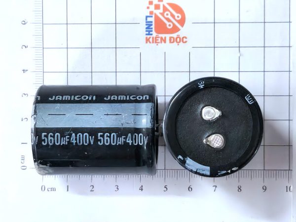 Jamicon 560µF 400V –  Tụ hóa 35 × 46 mm Tháo máy
