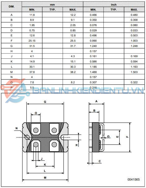 Thông số kĩ thuật E47N50