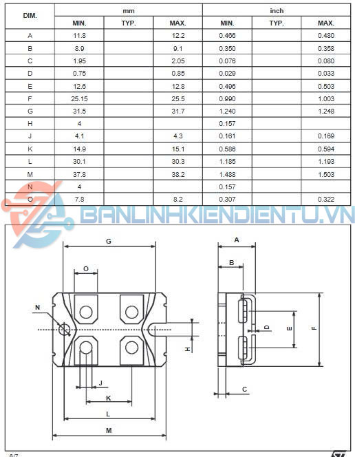 Kích thước E53NA50