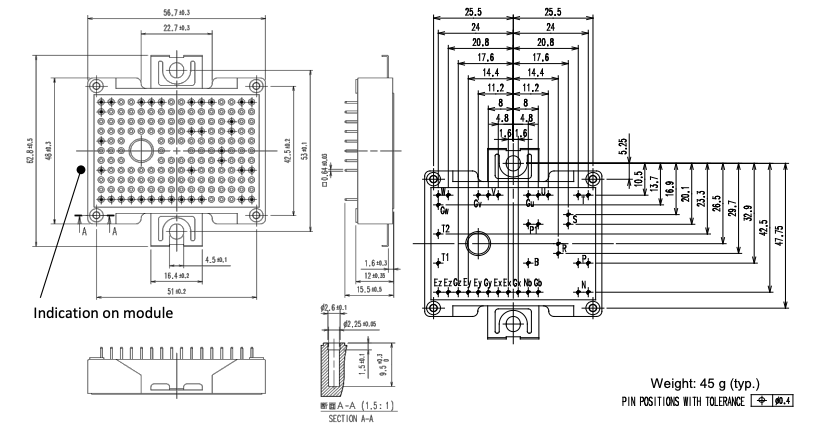 Kích thước 7MBR35XKD120