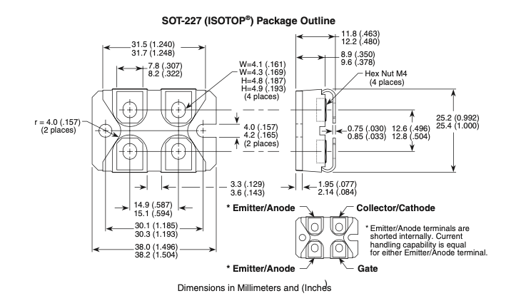 Kích thước APT150GT120JR