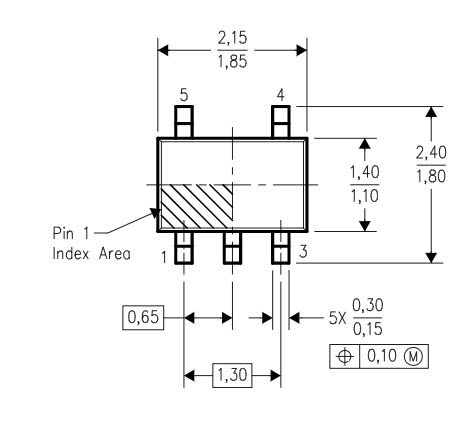 Kích thước LM4040C41IDCKR