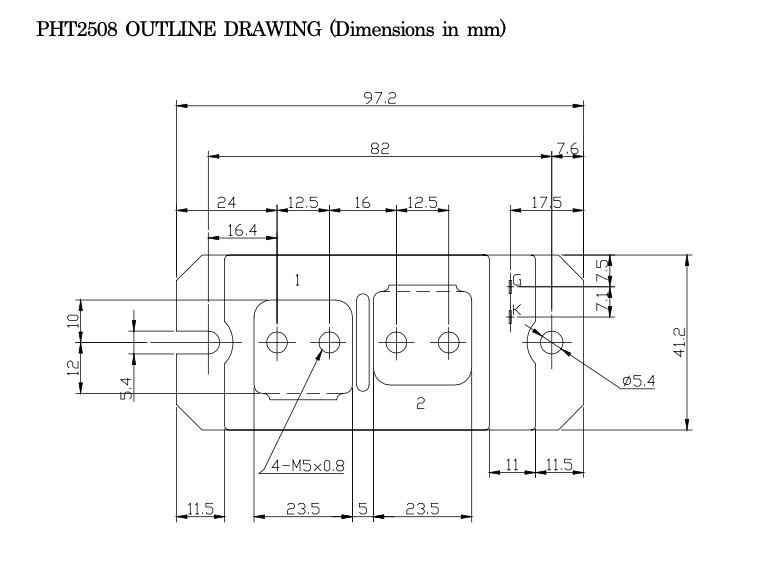 Kích thước PHT2508