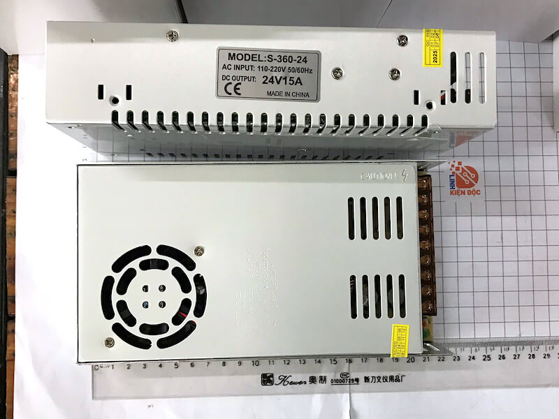 Nguồn tổ ong AC-DC S-360-24 24V 15A 110-220VAC mới