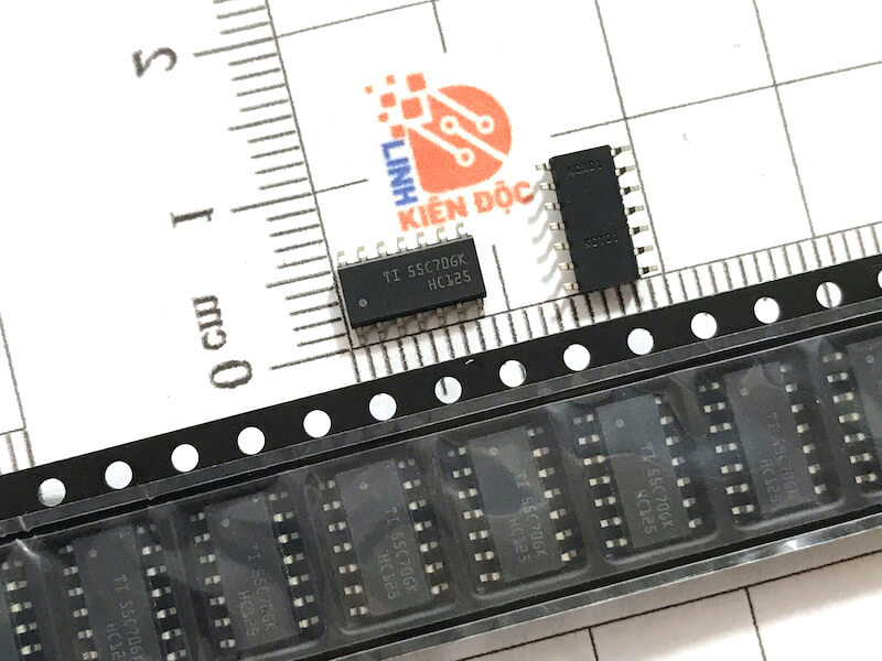HC125 SN74HC125 IC số 3 trạng thái SOP-14 3.9mm hãng TI