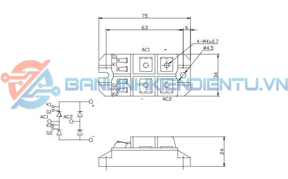 Sơ đồ cấu tạo PBH308AC
