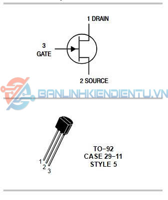 sơ đồ chân và sơ đồ cấu taọ j112