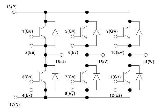 Sơ đồ mạch 6MBI10S-120