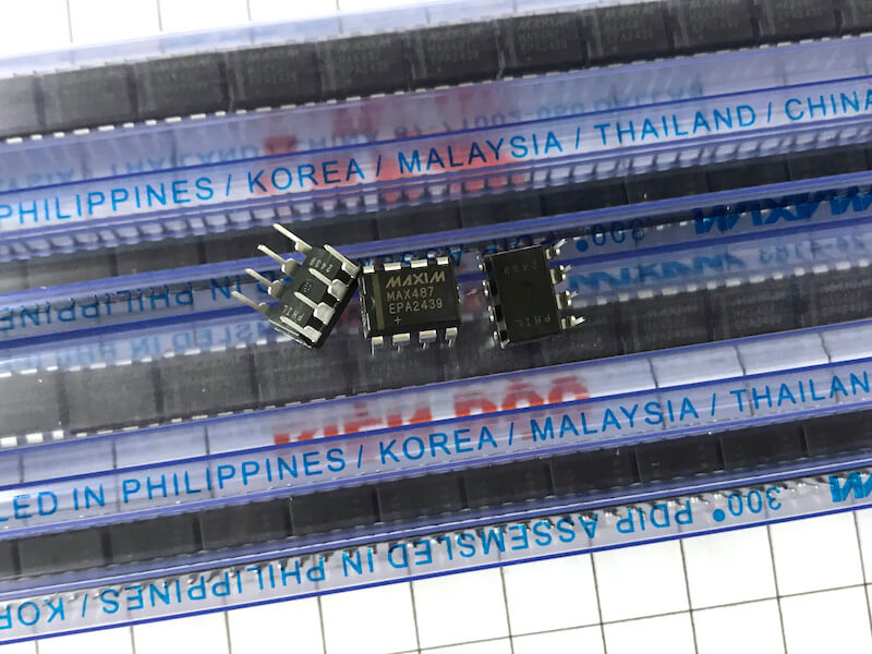 MAX487EPA IC truyền thông RS-485/RS-422 Maxim Integrated DIP-8