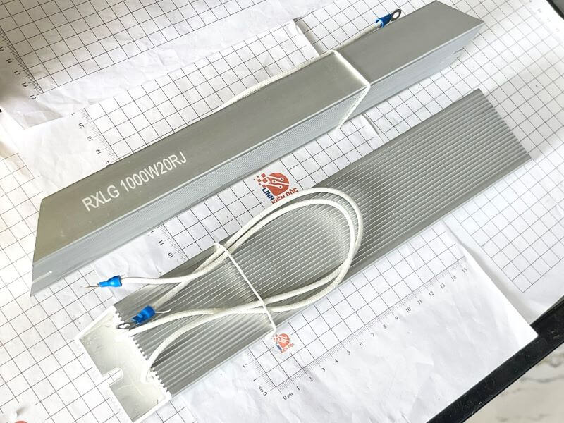 Điện trở xả vỏ nhôm RXLG 1000W 20R 330x60x30mm