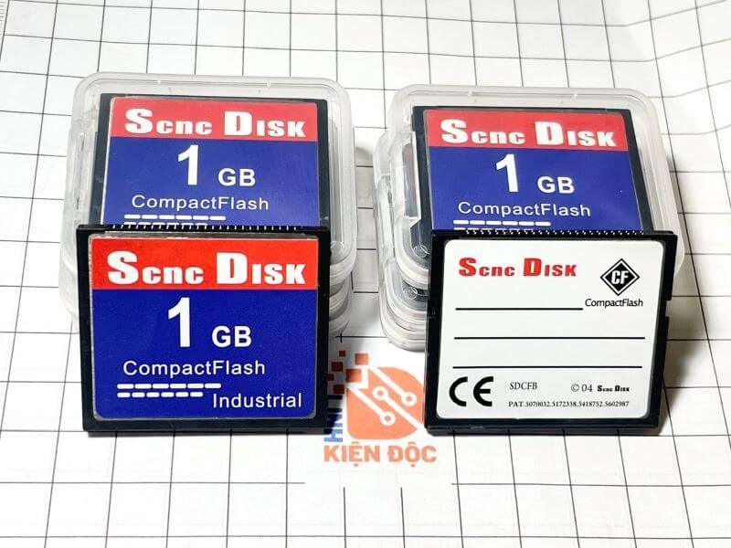 Thẻ nhớ CF 1GB Scnc Disk cho máy CNC