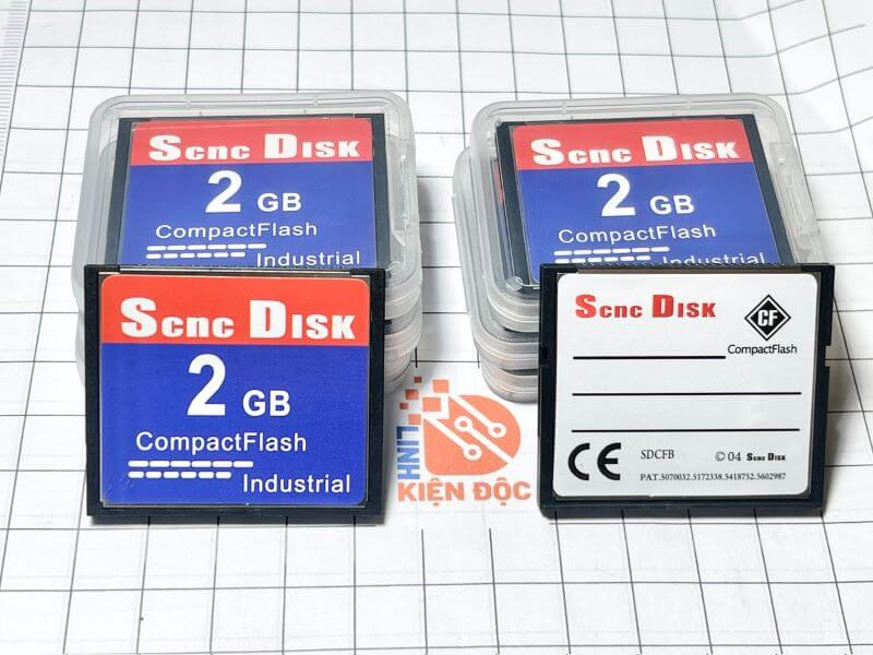Thẻ nhớ CF 2GB Scnc Disk cho máy CNC
