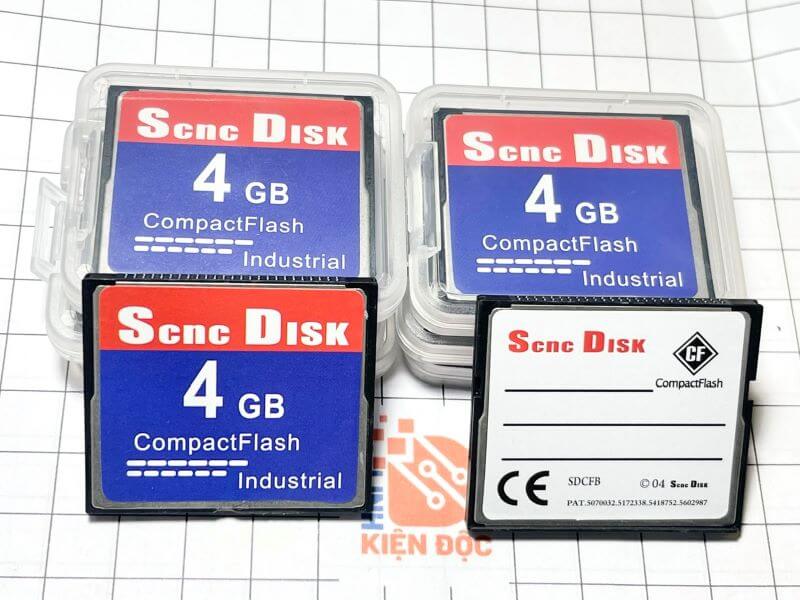 Thẻ nhớ CF 4GB Scnc Disk cho máy CNC