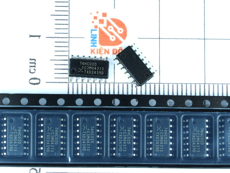 74HC02D 74HC02 IC số 4 cổng NOR 2 ngõ vào nhập khẩu NEXPERIA SOP-14 3.9mm - Ảnh 2