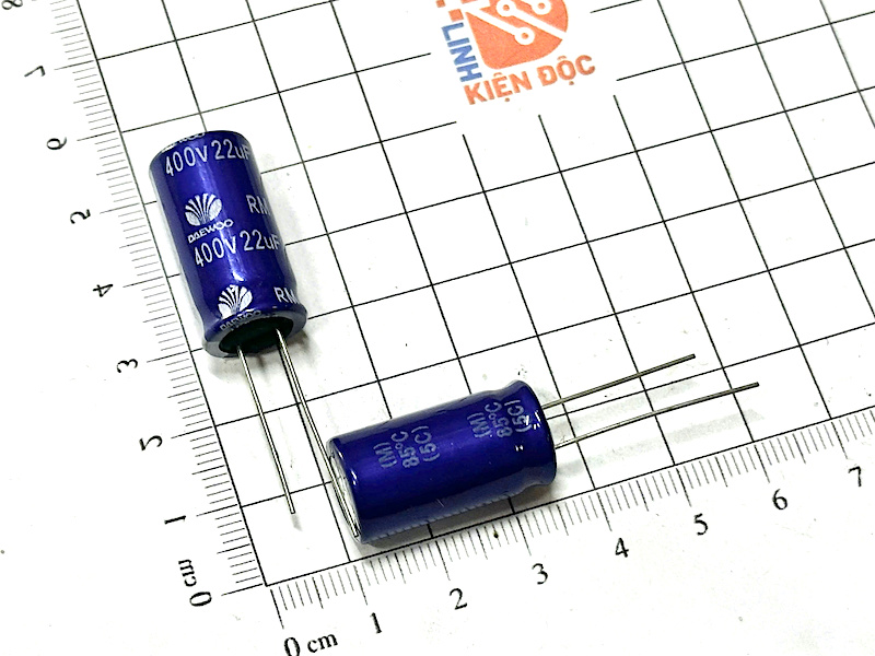 Daewoo 22uf 400v 12.5x25mm (màu xanh)_2