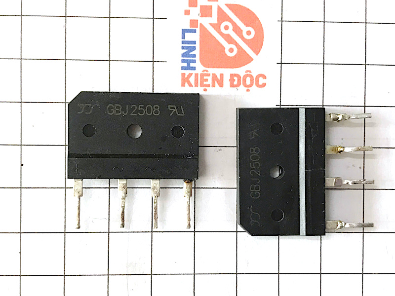 GBJ2508 Diode cầu 25A 800V tháo máy