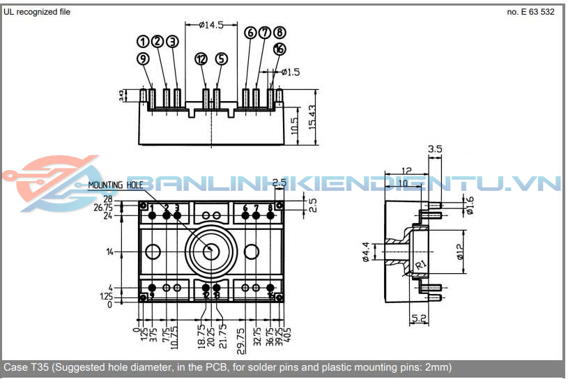Kích thước SK80GM063