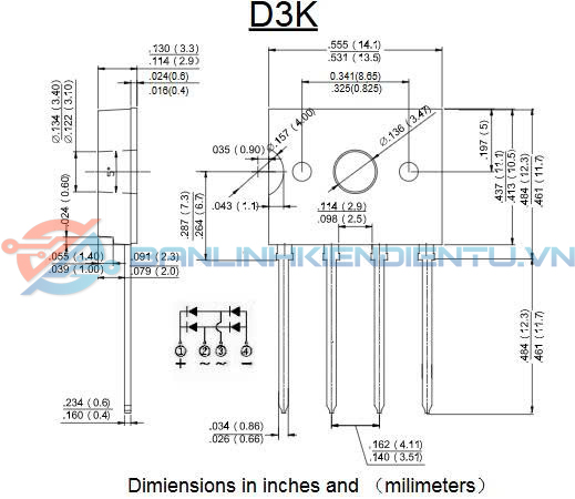 Kích thước UG2KB80G