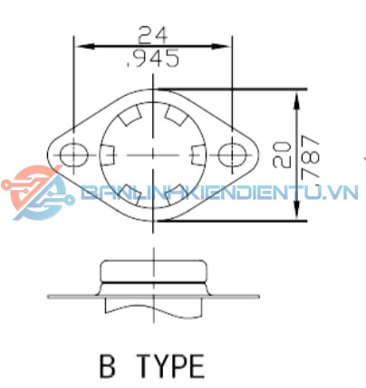 Kích thước khung KSD301