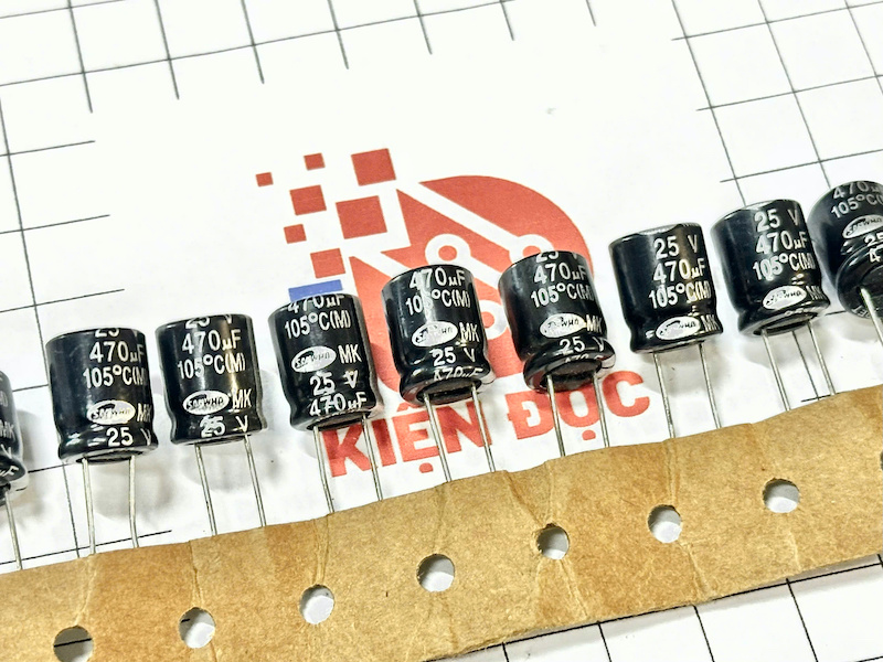 Tụ hóa SAMWHA 470uF 25V kích thước 10x12.5mm chính hãng_2