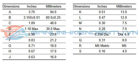 kích thước CM150DY-24H 1