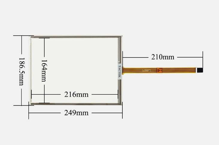 Kích thước Tấm cảm ứng 362740-6816 362740-683 TF-108 kích thước 10.4 inch