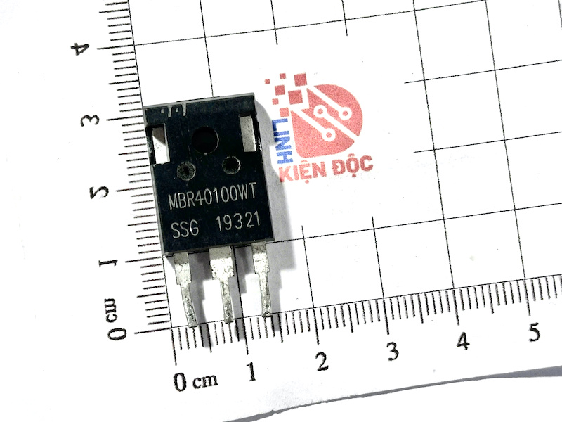 MBR40100WT Diode Schottky 40A 100V TO-247AD (Tháo máy)