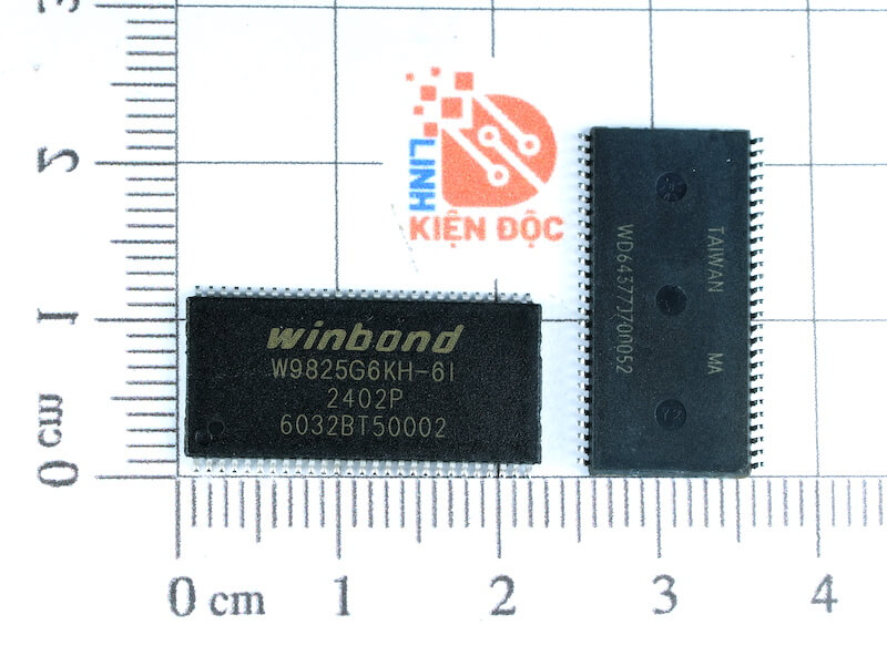 W9825G6KH-6I IC SDRAM Winbond 256Mbit 166MHz TSOPII-54