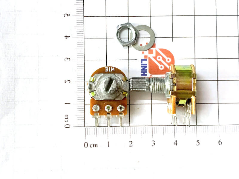 Biến trở đôi B1M WH148 1M 6 chân cán dài 15mm
